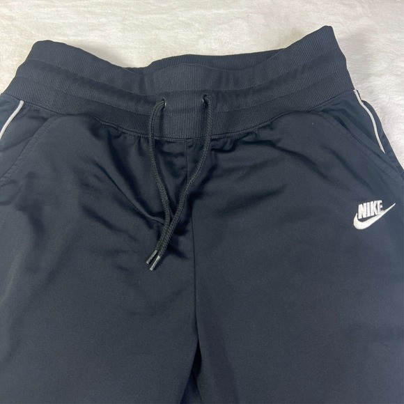 Nike Track Jogger Womens Large Black White PantsSportwear Heritage CD4152-010 - Picture 4 of 13